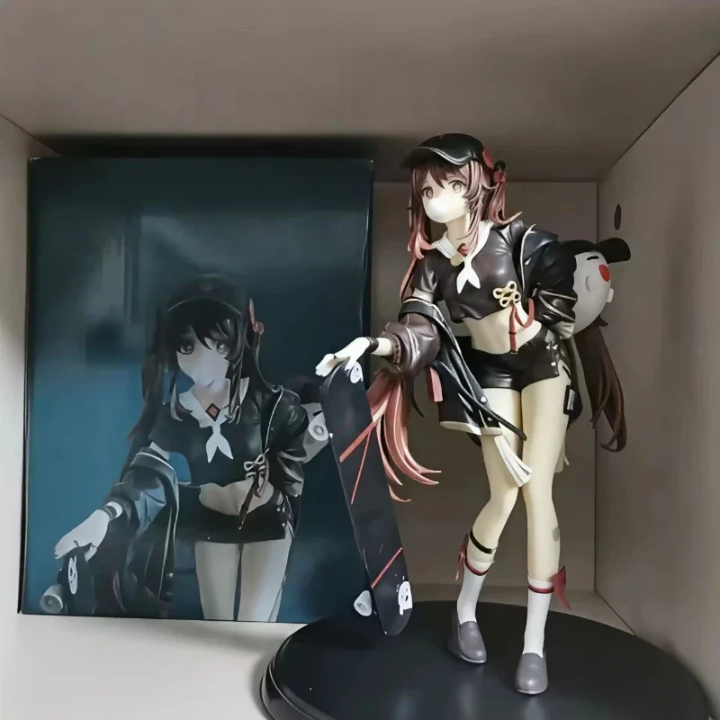 Mobile Game Furina Anime Ganyu Beautiful Girl Genshin Impact Figures Hu Tao Action Figure PVC Collection Birthday Decoration Toy - Image 12