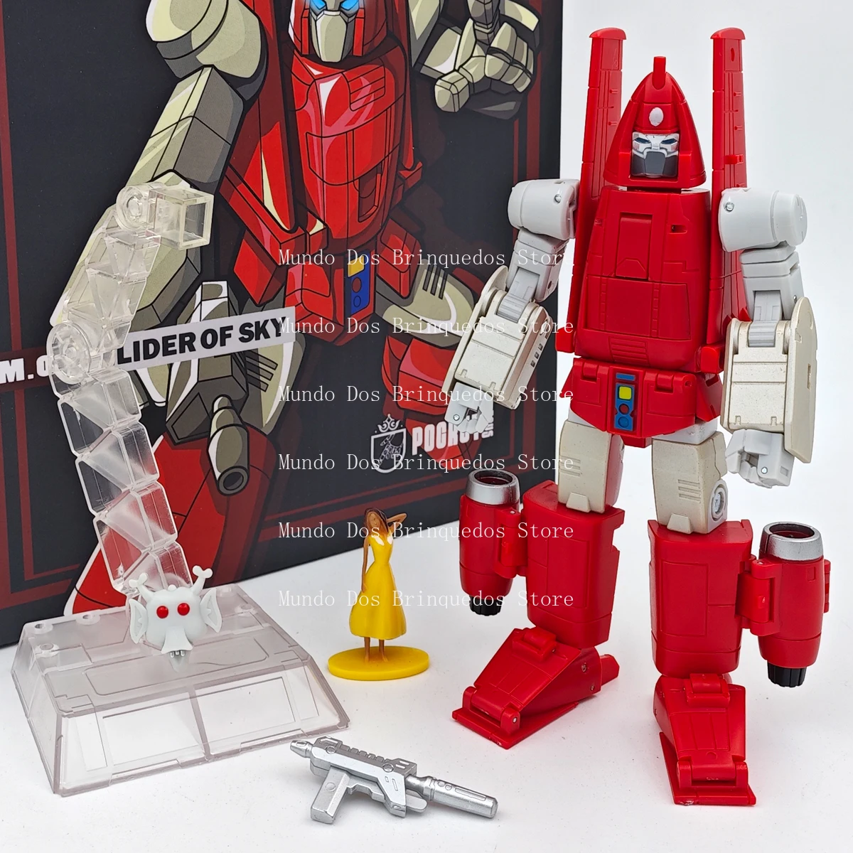 Pocket Toys Pt-M01 PTM01 PT M01 Transformation Powerglide G1 Glider Of Sky Ko Dx9 Action Figure Robot Toys