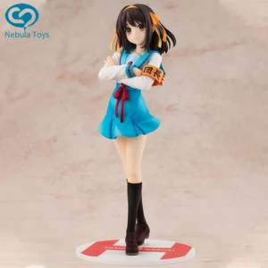 Suzumiya Haruhi Figure Action Figures Figurine Pvc Collection Model Cute Girls Dolls Desk Decoration Statue Toys Birthday Gifts