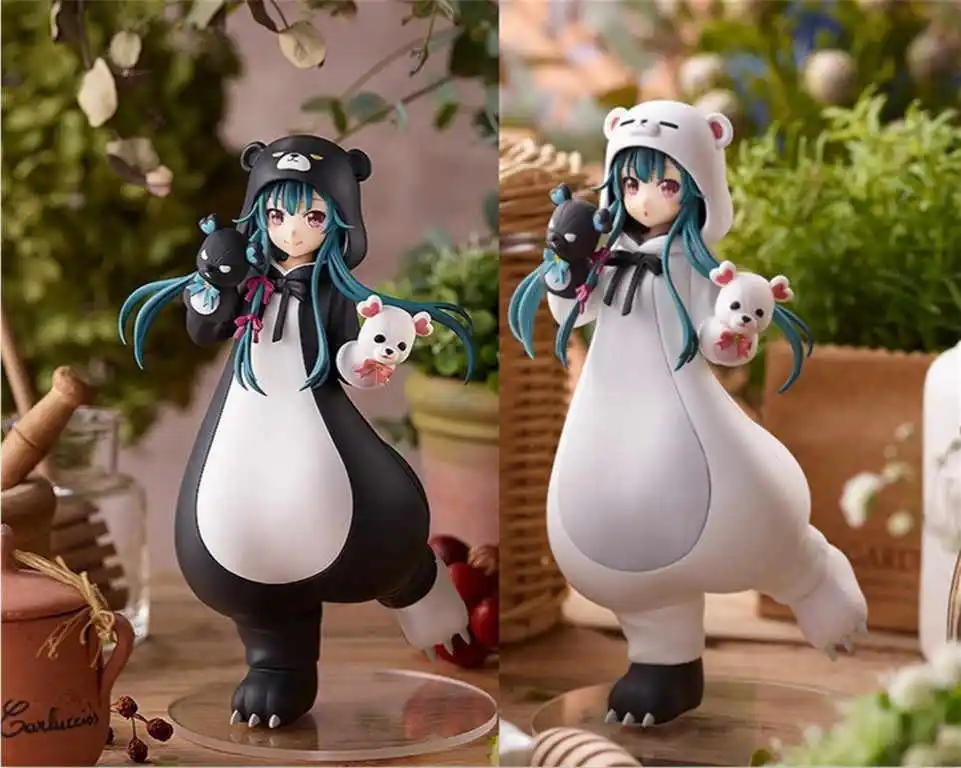 In Stock 18CM Bear Bravely Enter Another World Adventure Animation Illustration Yuna PVC Illustration Action Figure Toy - Image 3