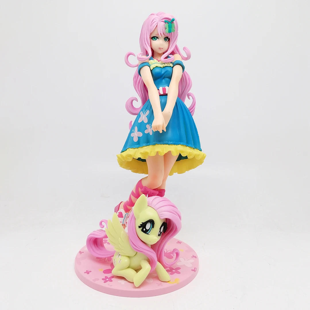 Game My little Pony Bishoujo Statue Pinkie Pie Fluttershy Japanese Anime Girl PVC Action Figure Toy Collection Model Doll Figma - Image 7