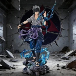 Bandai HOT S 23cm Naruto Anime Figure Uzumaki Naruto Uchiha Sasuke Action Model Pvc Statue Desktop Ornament Collection Toys Gift