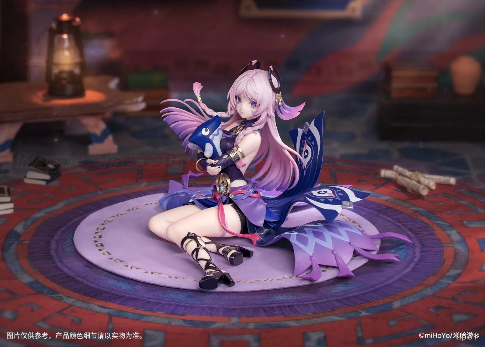 【In stock】Original Myethos MiHoYo MiHoYo Sitrali Shirahoshi Obsidian 1/8 Scale Figure Toy Gift