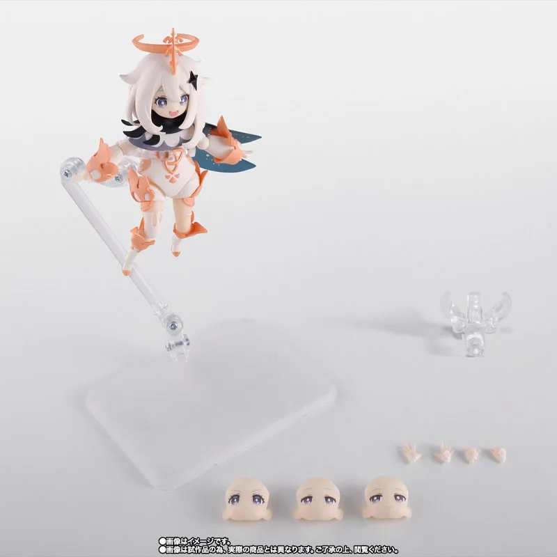 Low price In Stock BANDAI Original S.H.Figuarts GENSHIN IMPACT PAIMON SHF Action Figure Model Gift for Kids Foam Box Packaging - Image 6
