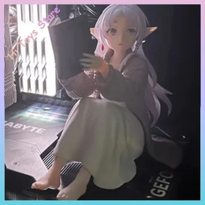 Original Genuine Taito Frieren: Beyond Journey'S End 13cm Frieren Sitting Posture Figures Collection Figures Model Toys