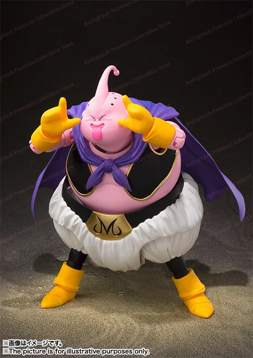 Bandai Original SHF Dragon Ball Z Majin Buu (Good), Fat Buu Action Figure, Anime Model, Trendy Toys, Desktop Doll, Collectibles - Image 3