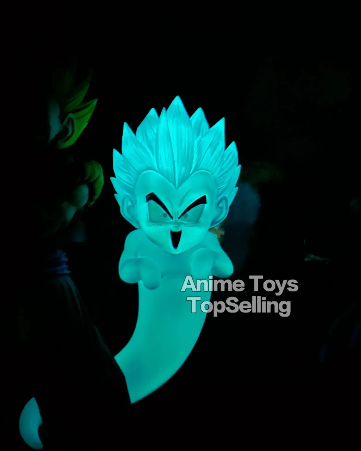 25cm/9.8in Anime Dragon Ball Z Figure Gotenks Figure Ghost Night Light PVC Action Figure Collection Model Toys Gifts