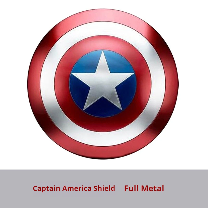 47cm Metal Superhero Captain America Shield Premium Version Model Cosplay Prop Adults And Kids Toys Home Decorat Birthday Gift - Image 9