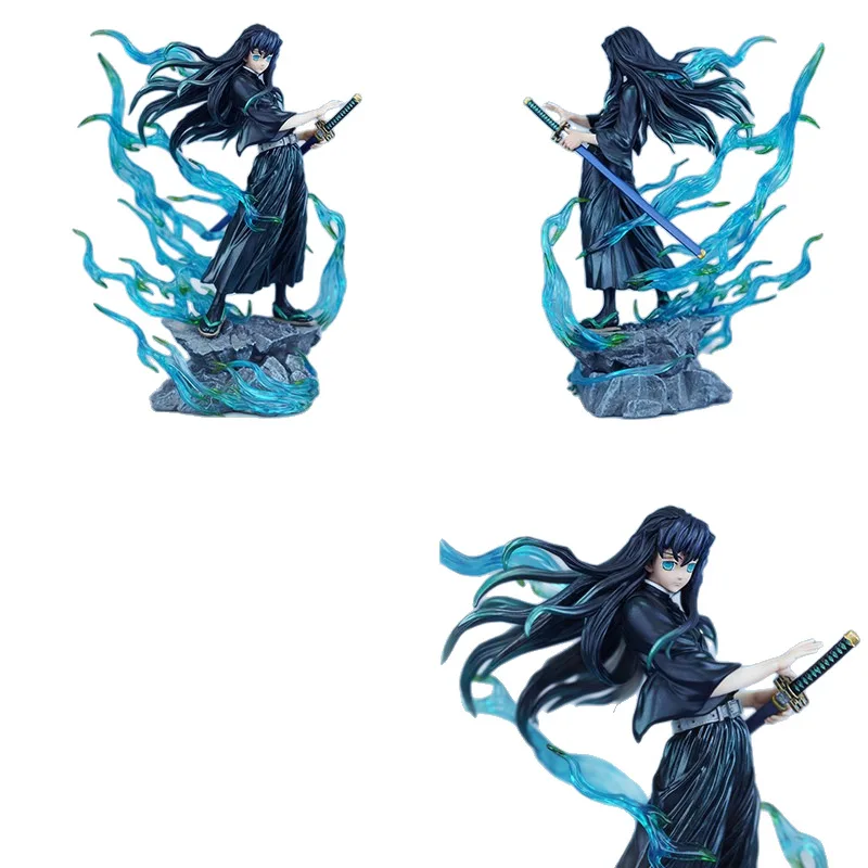 Demon Slayer Tengen Uzui Tokitou Muichirou GK Statue Anime Figure Desktop Decoration Collectible Model Large Size - Image 6
