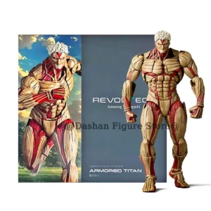 Attack on Titan Figure Revoltech The Armored Titan Action Figures Amazing Yamaguchi Yoroi no Kyojin Reiner Braun PVC Model Toys