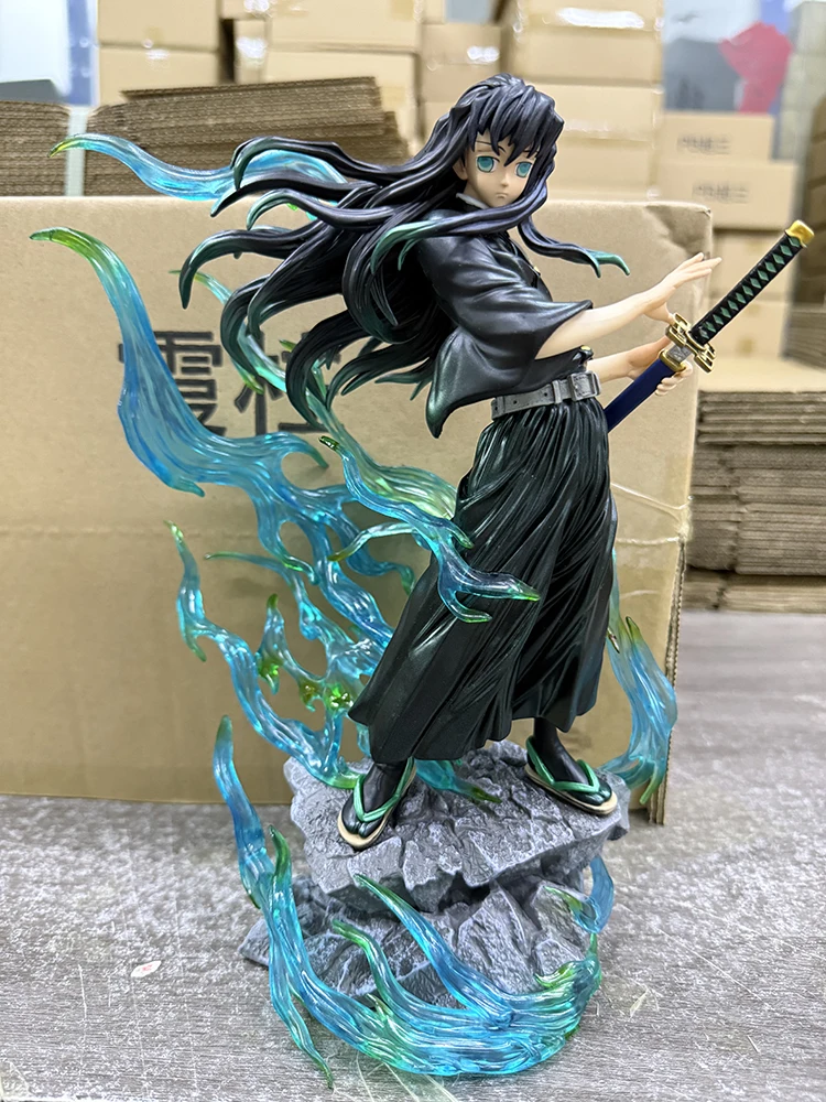 Demon Slayer Tokitou Muichirou Pvc Action Figure 33cm Anime Figure Gk Statue Model Toys Collection Doll Kids Christmas Gift Toy - Image 4