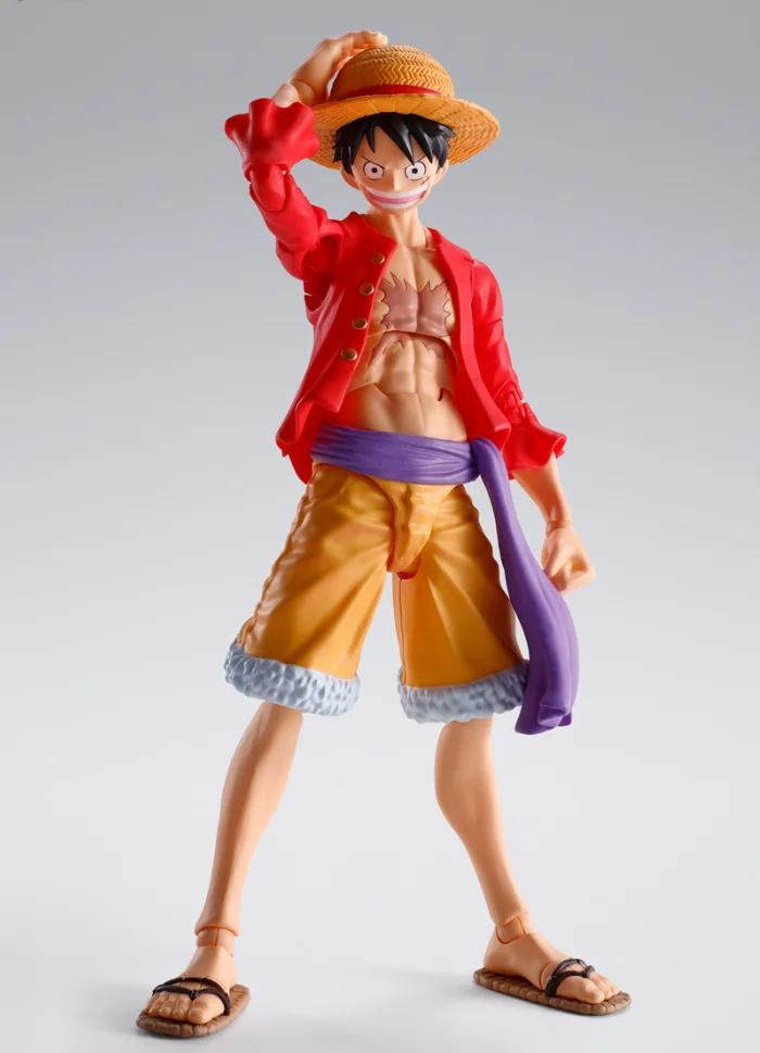 100% Original Bandai S.H.Figuarts SHF One Piece Monkey D. Luffy Romance Dawn in Stock Anime Collection of Action Figures Model - Image 4