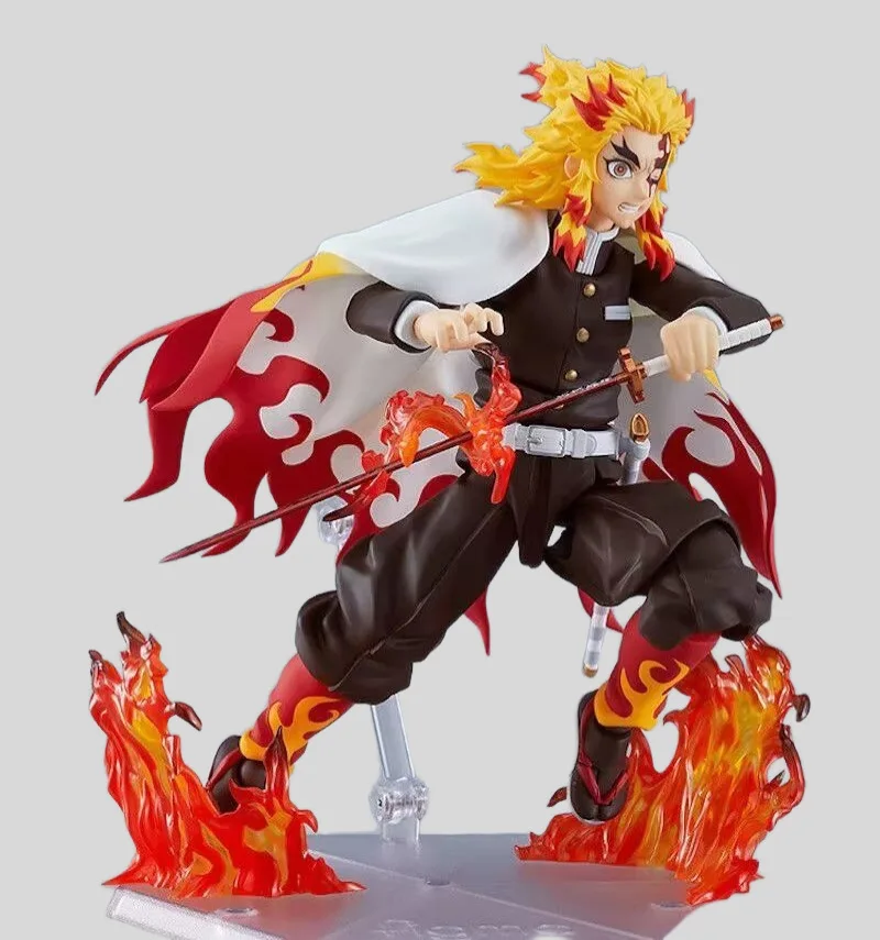 New 13cm Demon Slayer Figure Kimetsu No Yaiba Rengoku Kyoujurou 553 Tanjirou Kamado Nezuko Kamado Agatsuma Zenitsu Gift - Image 5