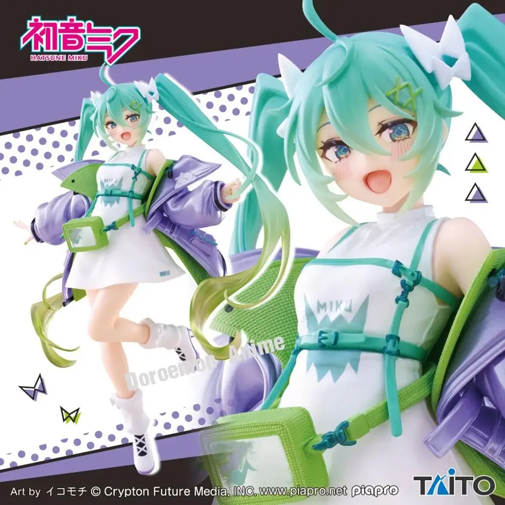 In Stock Original Taito Hatsune Miku Fashion Series Collection Anime Kawaii Hatsune Miku Figures Model Toys Gifts for Fans - Image 3