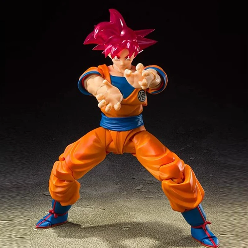 In Stock Dragon Ball Super Saiyan God Son Goku Figure Shf Goku Black Anime Action Figures PVC Collection Model Toys Gift