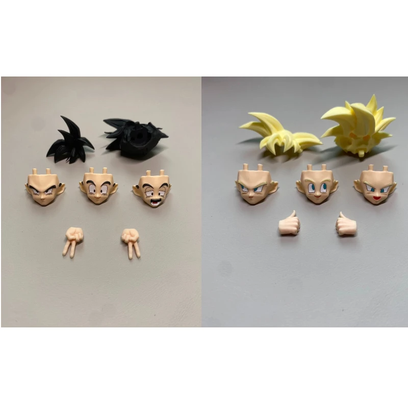 New Ko Hm&Air Shf Dragon Ball Z Ssj Son Gohan Ha001-004 Dlc Heads Accessories Anime Action Figures Model Collection Gifts Toys - Image 10