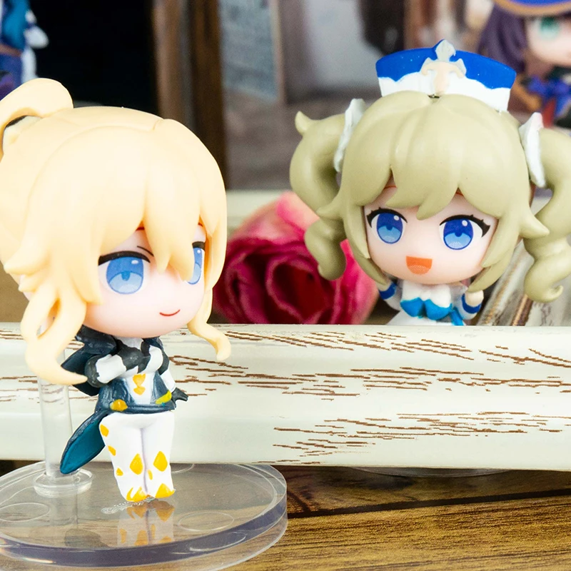 In Stock Genshin Impact Official Original Jean Kaeya Lisa Barbara Noelle Mona Gacha PVC Figure Toy Vol.3