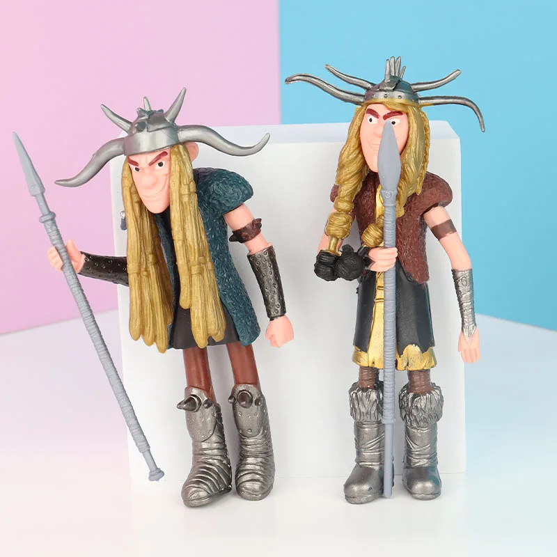 8pcs/set How To Train Your Dragon The Hidden World Toothless Night Fury Mini Anime Figure PVC Action Figures Model Dolls Toys - Image 3