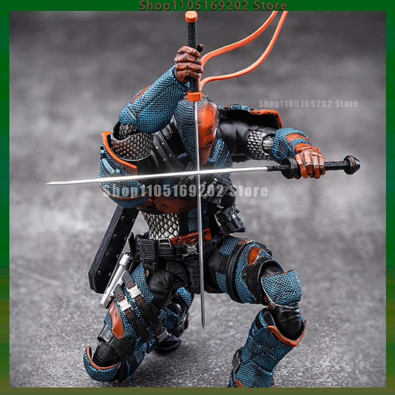 In Stock LPZZ 1/12 ROUNO CUEURE DC002 Deathstroke Arkham Knight Action Figure Model Movable Collectible Model Anime Figures Toys - Image 3