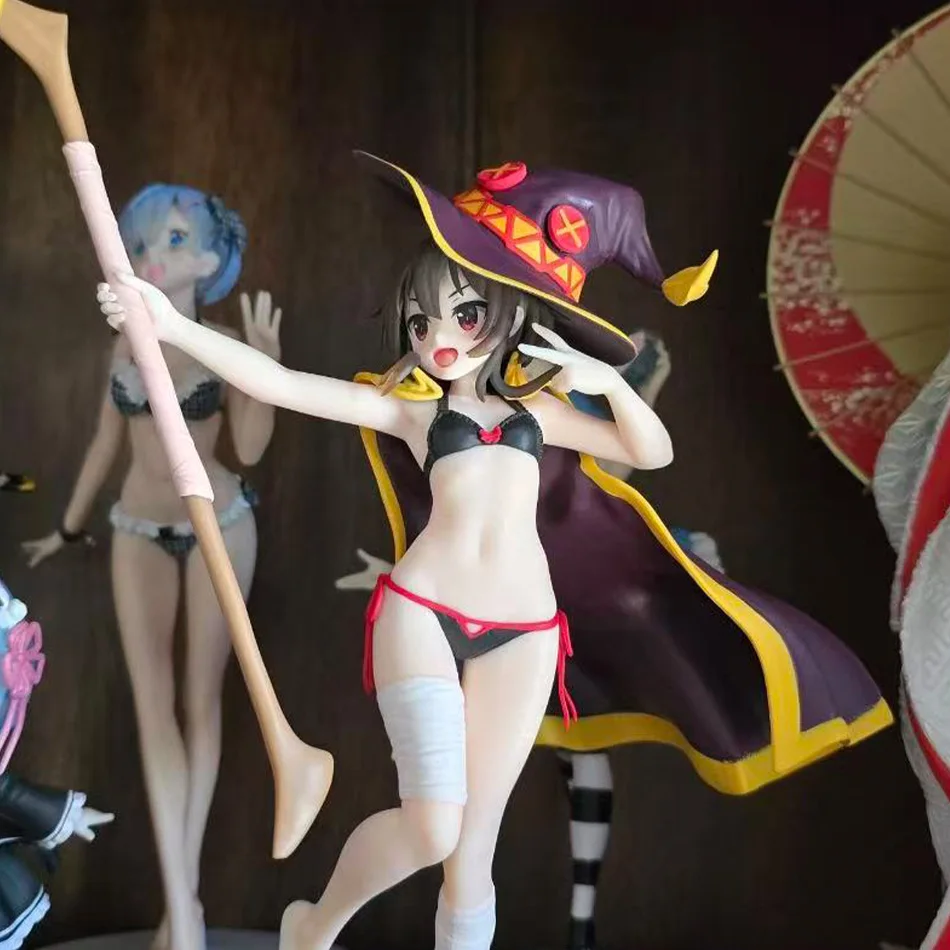 Megumin Great Mage Swimsuit Figure Model Ornament – Beautiful Girl Statue for Shelf Display