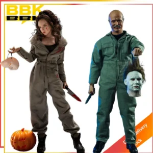 BBK Original Halloween Killer Girl Malva Late Night Killer Mike Pumpkin Head 1/6 Ratio Action Joint Mobility Figure Model Toys