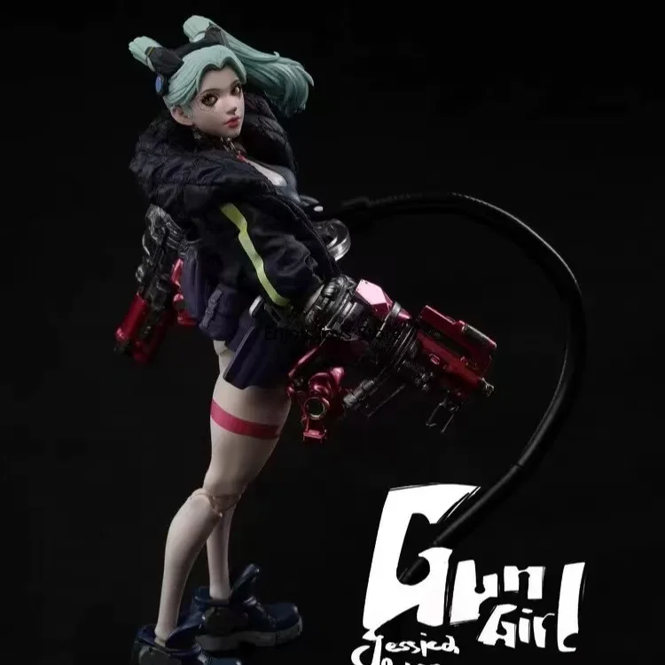 In stock Gun Girl Jessica Rebecca 1/12 Deluxe Edition Action Figure Model