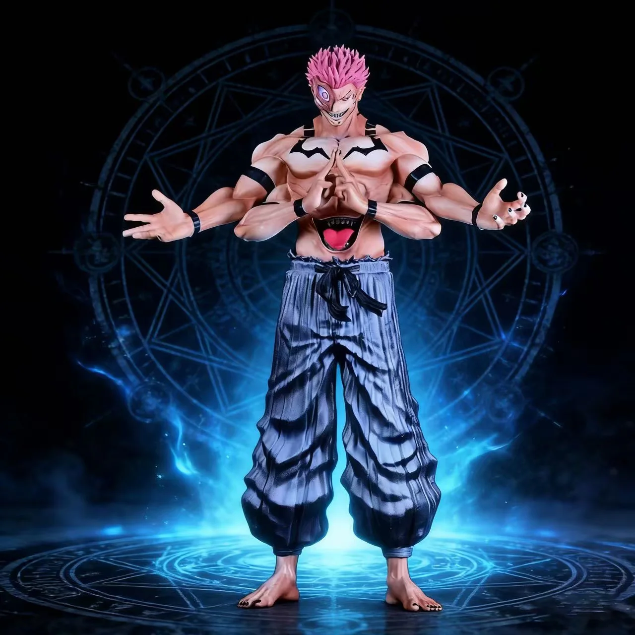 32cm/12.6inch Anime Jujutsu Kaisen Figures Ryomen Sukuna Action Figure Pvc Collection Statue Model Ornament Doll Toys for Gifts