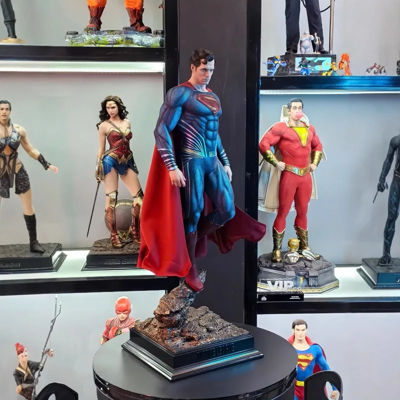 Super High Quality Dc Series Justice League Steel Man Superman Gk Statue Handmade Fashionable Model Ornament Birthday Gift Gift - Image 3