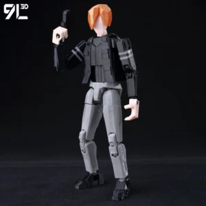 9L3D Titan13 Leon S. Kennedy Action Figure LUCKY13 Multi-Jointed T13 Dummy13 Articulate Movable 3D Printed Collectible Toys