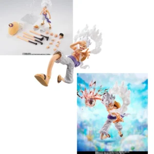 in stockOriginal BANDAI ONE PIECE S.H.Figuarts SHF Monkey D. Luffy Gear 5 Future Island Egg Action Figure Collectible Model Toys