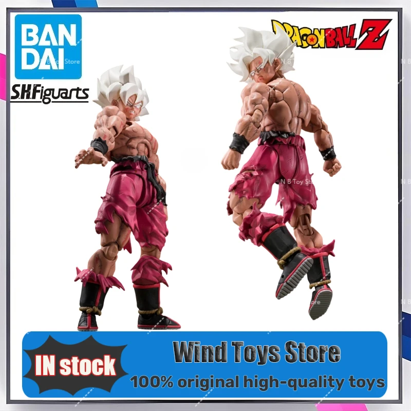 IN STOCK Bandai SHF Son Goku Legend Super Saiyan Genki Tian Festival Dragon Ball Genki Festival Model Toy Figure