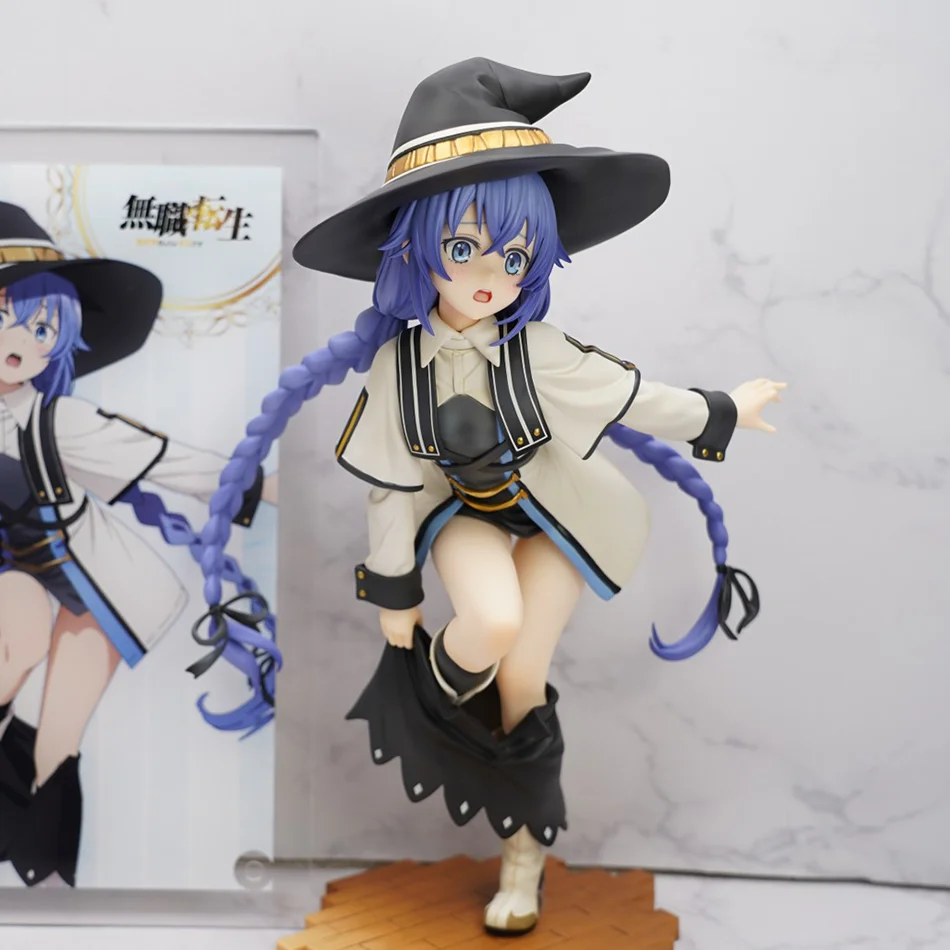 25cm Magician Roxy Migurdia Action Figure Mushoku Tensei：Jobless Reincarnation Anime Figure PVC Collection Model Doll Toys