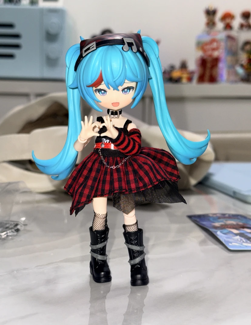 Original Hatsune Miku Vocaloid Series Blind Box 14cm Kawaii Bjd Mystery Box Decoration Anime Figure Collection Gifts Toys