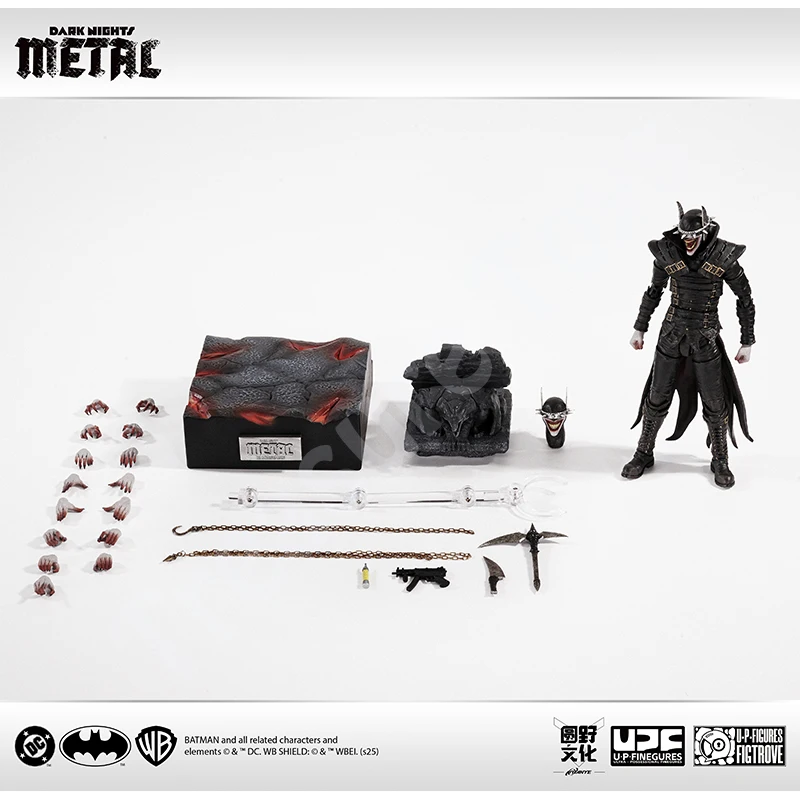 Original LPZZ Toys U-P-Finegures 16cm The Batman Who Laughs Dark Knights Dc Anime Action Figure Figurine Gifts Toys