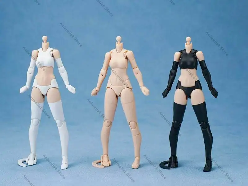 In Stock Dhouse MODEL Mech Girl Action Figure 1/12 Base Body Assembly Accessory Kit Three Colors Compatible 6inch Scale