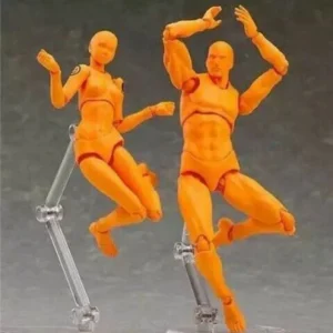 15th Anniversary Youth Edition Orange 2.0 Body Male Female Smoke Effect Fully Articulated Action Figure Display Collectible Toy