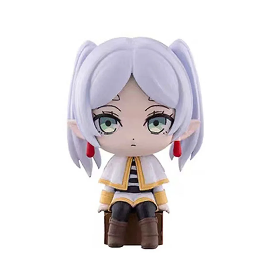 4pcs Frieren: Beyond Journey's End Anime Figure Sitting Fern Action Figures Frieren Noodle Stopper Figure Collection Model Toys - Image 3