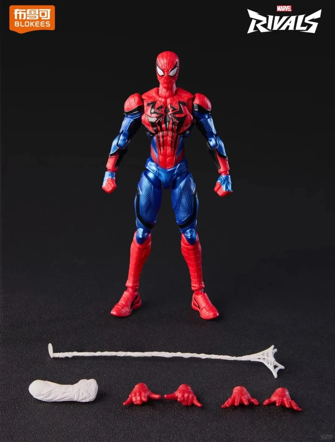 New Blokees SpiderMan Venom Anime Action Figures Marvel Rivals Champion Class Marvel Model Kit Buildable Action Figure Gift Toys