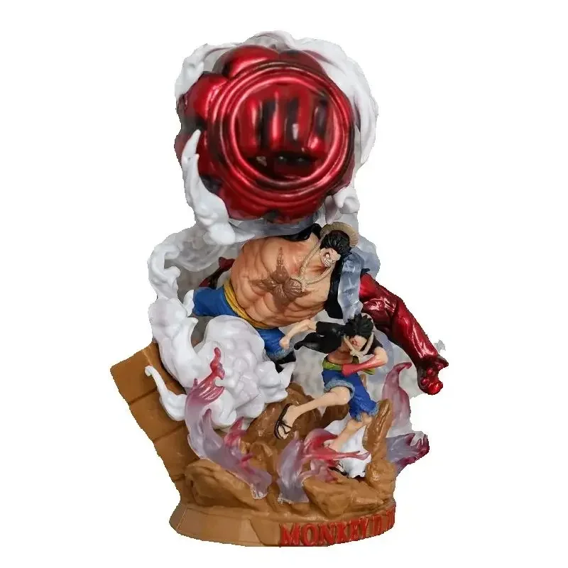2pcs One Piece Anime Battle of Onigashima Action Figures - Supernova Three Captains Luffy Kid Law Collectible Models Gift Toy - Image 6