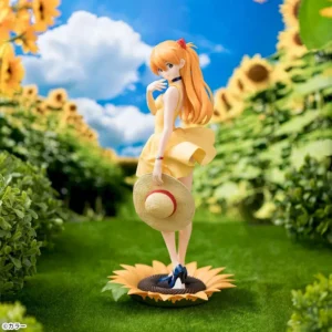 Judai Original SEGA Luminasta Eva Asuka Langley Summer Dress Ver.2 PVC Action Figure Model Toys