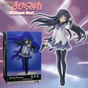 Anime Puella Magi Madoka Magica Figure 17cm Akemi Homura Action Figural Pvc Model Cute Decoration Doll Kids Toys Christmas Gifts