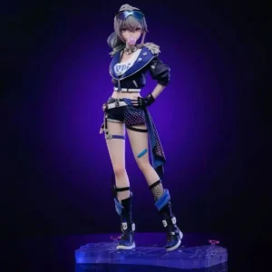 Honkai: Star Rail Figure Silver Wolf Anime Figure Blow Bubbles Silver Wolf Figurine Model Statue Doll Collection Game Toys Gifts