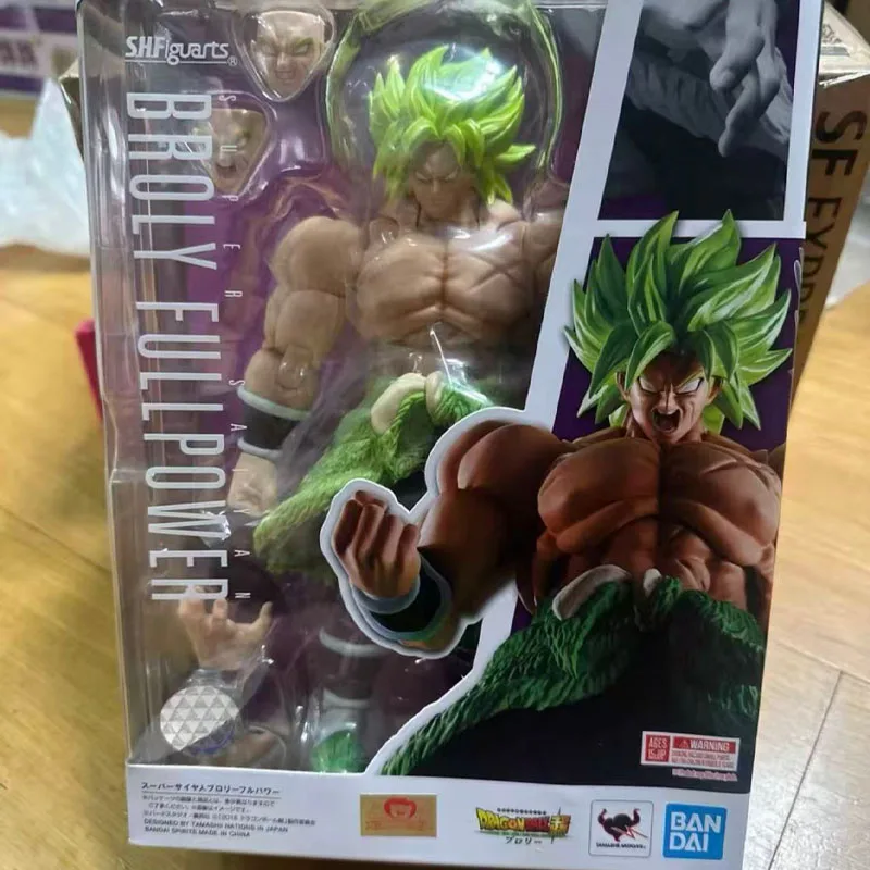 In Stock BANDAI Original Box S.H.Figuarts BROLY FULL POWER BROLY SUPER HERO NYCC SDCC SHF Action Figure Model ToyGift for Kid - Image 7