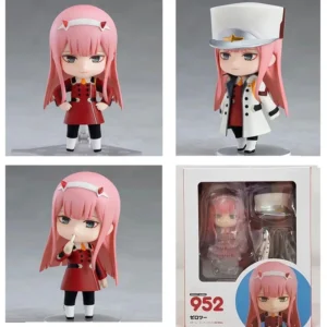 Anim Toy Q Version 952 Zero Two Figurine Code 02 Cute Darling in the FRANXX Action Figure Joint Movable Doll Christmas Gift