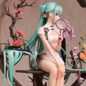 Hatsune-Miku Style1/7 Action Figure Ancient Style Model Cheongsam Singer Kawaii Theme Decoration Display Desktop Decoration Gift