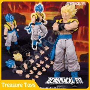 Demoniacal Fit Gogeta Figure Dragon Ball Z Super Saiyan Blue Hero Waltz Gogeta The Supreme Dance Anime Action Figure Toys Gifts