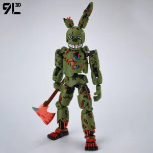 9L3D Printed FNAF Freddy Fazbear's Pizza Springtrap Toys Action Figures Anime Model Lucky13 Dummy13 Titan13 Ornaments Gifts