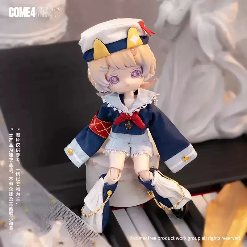 COME4FREE 12 Point BJD DollClothes Fairy Tale Series Star River Meow Meow Doll dress set Figure Ornaments - Image 4