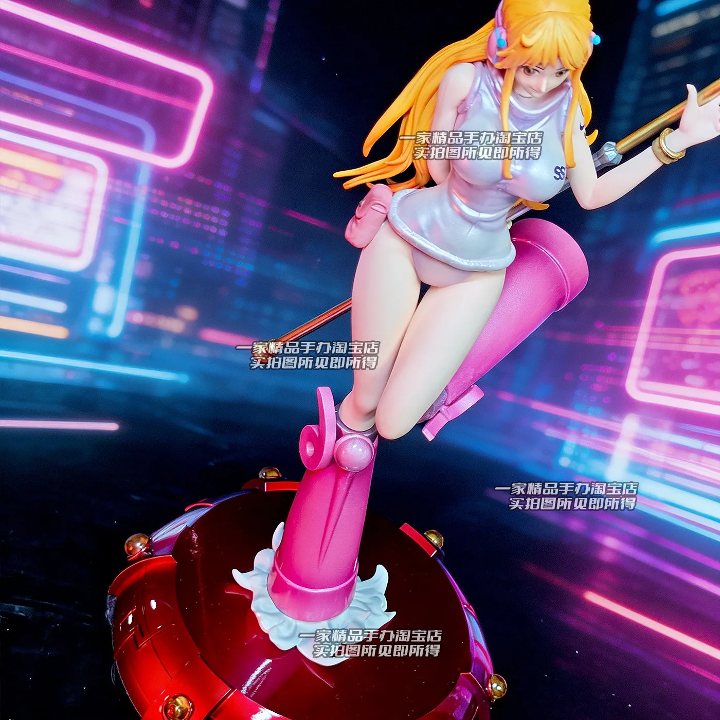 JT One Piece Nami Statue Egghead Island Series Glossy Pearl Finish Magnetic Base Anime Collectible Male Gift Peripheral Decor