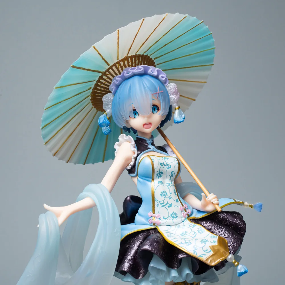 Rem Cheongsam Action Figure Re Zero Starting Life In Another World Anime Statue Boxed Collectible Model For Anime Collection